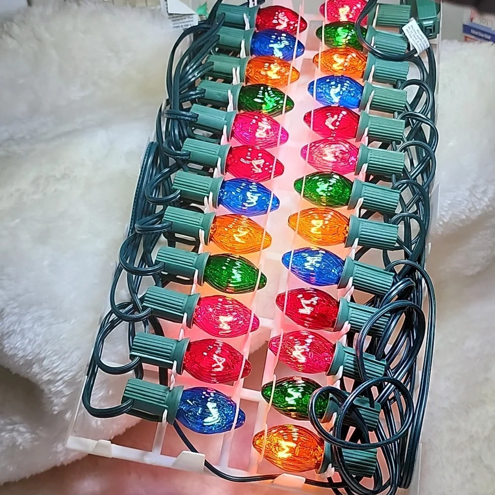 Christmas Lights  Set C 7 Spiral Elegance